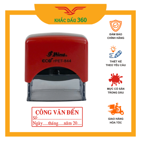 Con dấu công văn đến, công văn đi